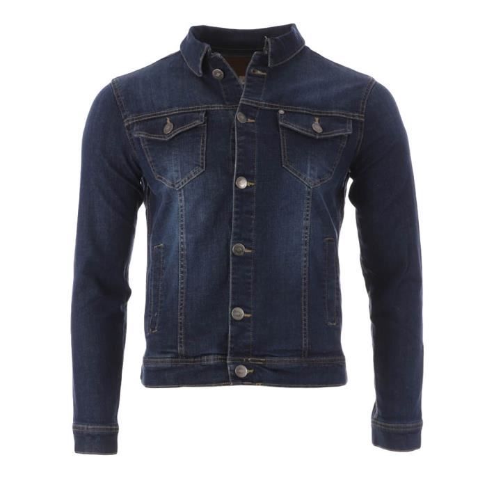 Veste en jeans Bleu Homme Lee Cooper Ozari Bleu Cdiscount Pr t