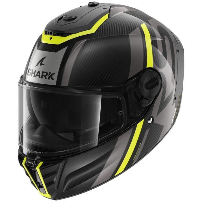 Casque moto intégral Shark SPARTAN RS CARBON XBOT Mat Carbon Anthracite Cupper Vente en Ligne