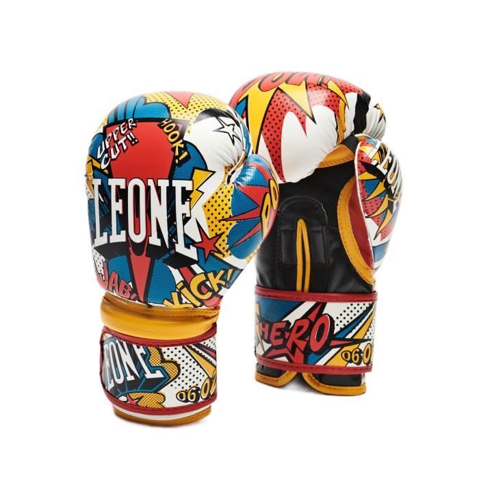 Gants de boxe Leone hero - blanc - 6 oz