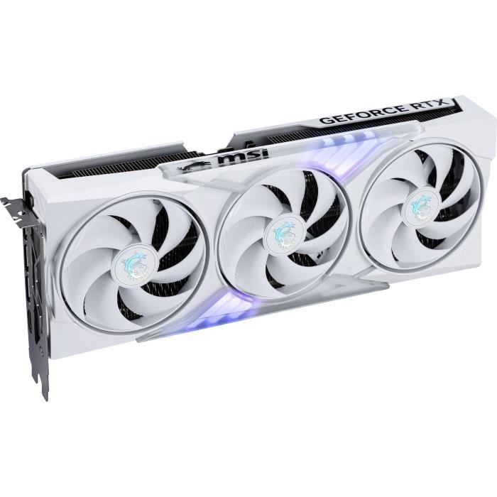 Carte graphique – MSI – GAMING GeForce RTX 5060 TI 16G TRIO OC WHITE NVIDIA 16 Go GDDR7