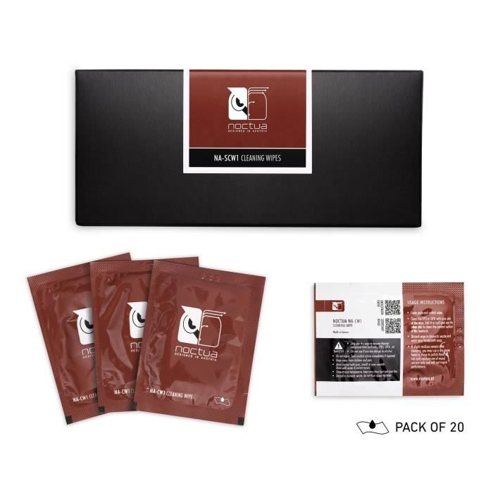 NOCTUA Lingettes nettoyantes x20 NA SCW1 Neuf - vue 6