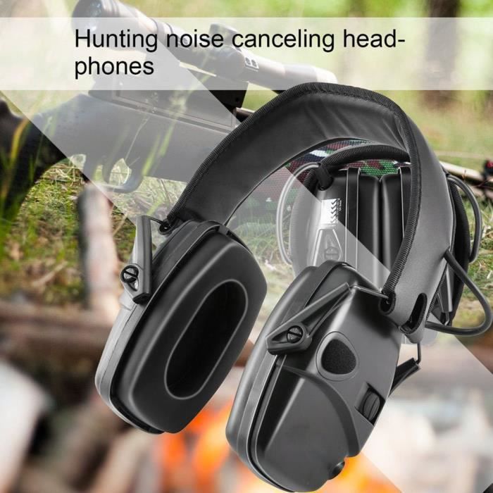 Casque anti-bruit électronique : pour la chasse et le tir