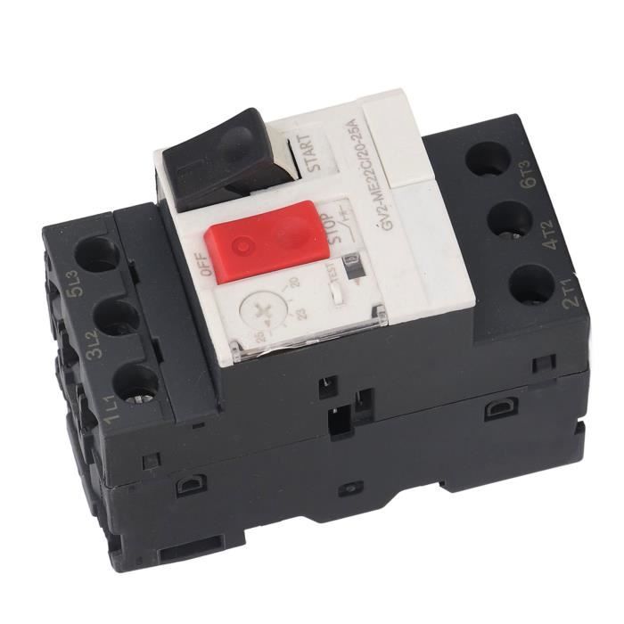 Disjoncteur Moteur GEYA MPCB - Protection Thermique 0.1-32A, 2 Pôles, Pour Rail DIN