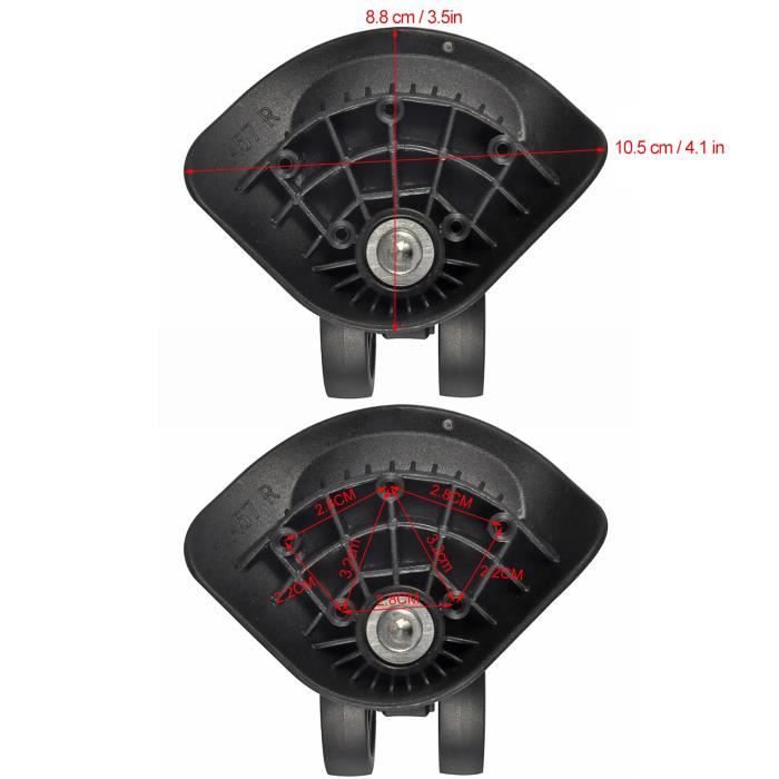 2 Ensembles De Roues De Remplacement De Valise De ... - Grandado