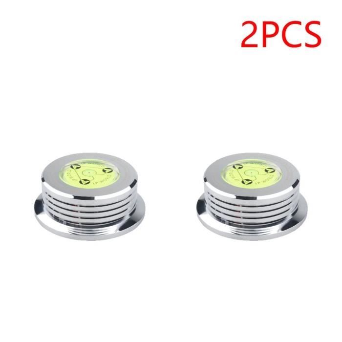 Poids Vinyle Stabilisateur De Disque Pour Tourne-disque 60 Hz Avec Niveau à Bulle Pour Tourne-disque LP, Durable (argenté Palet Presseur Vinyle