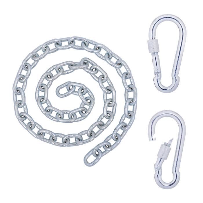 10 Pièces nylon Mât Mousqueton éléments De Fixation Blanc 2,3 in