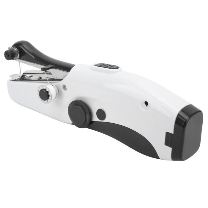 Machine à coudre portative - SONEW - Double aiguille - Blanc - Assisté - Sonew