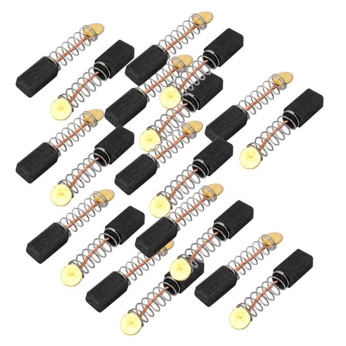 sourcing map 5 paires 9x5x4mm brosses /à charbon Outil /électrique pour moteur /à percussion /électrique