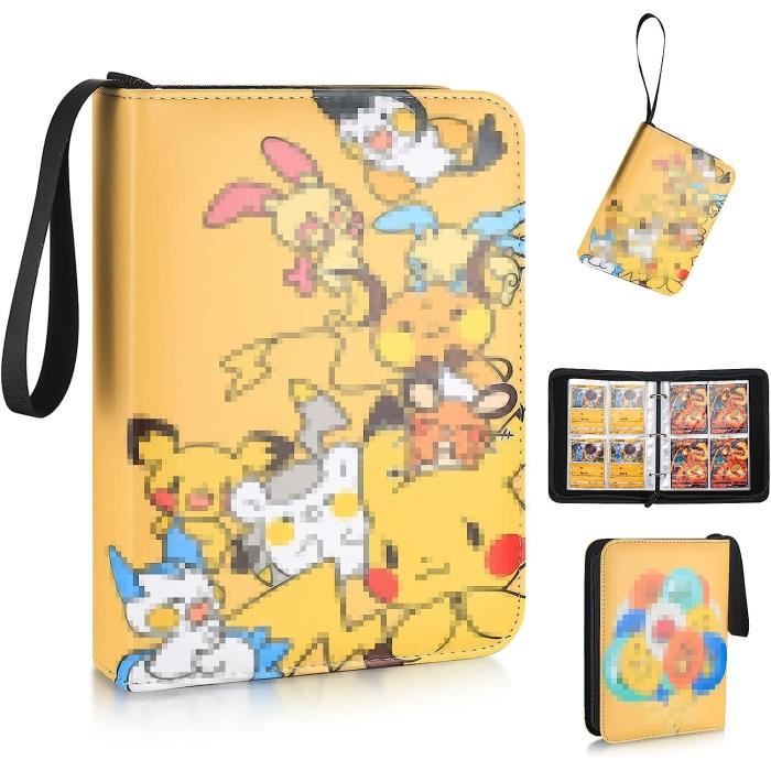 Album Cartes Zettokete Classeur Cartes 400 Emplacements - 50 Pochettes Amovibles Pour Collection