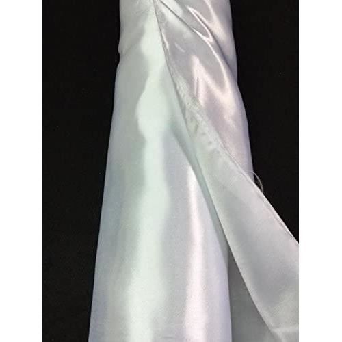 Tissu Satin Duchesse Uni Blanc De Qualité, Tissu Au Mètre, Tissu Pas