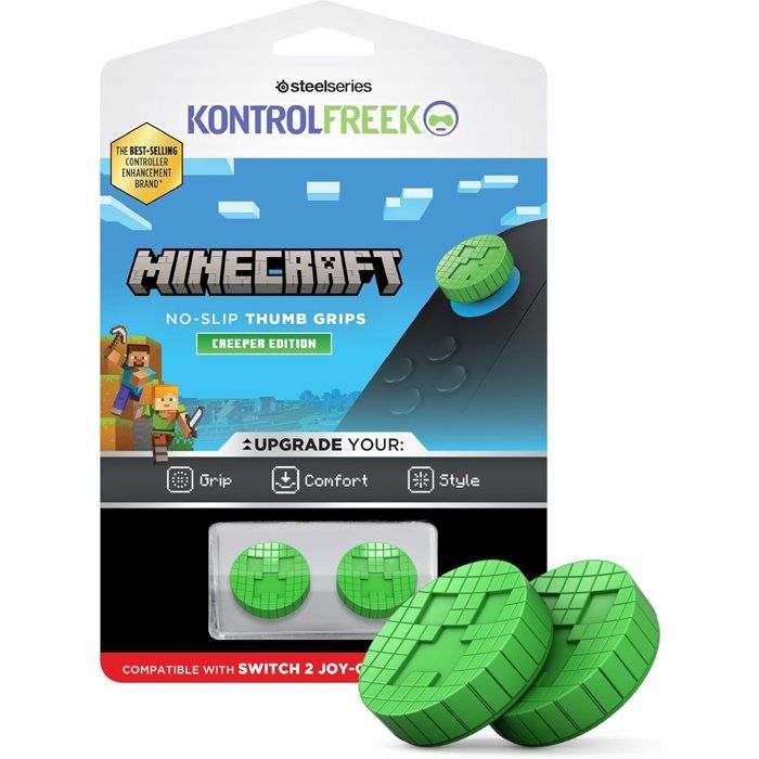 Sticks Joy con Nintendo Switch 2 Minecraft Creeper - vue 8