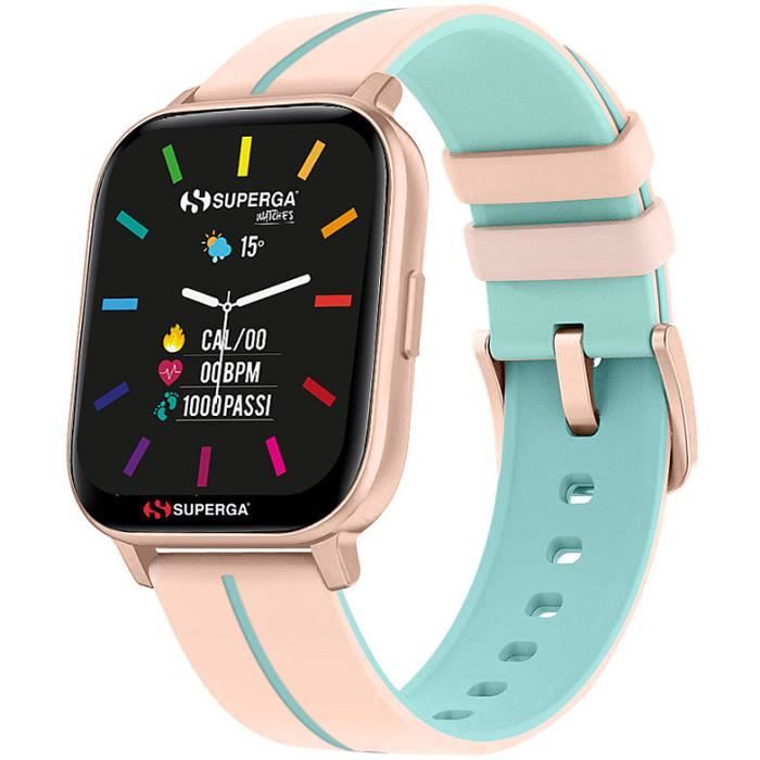 Montre Smartwatch Femme Superga Ink trendy cod. SW-STC021 Superga Rose Montre Smartwatch Femme Superga Ink trendy cod. SW-STC021 Superga Rose