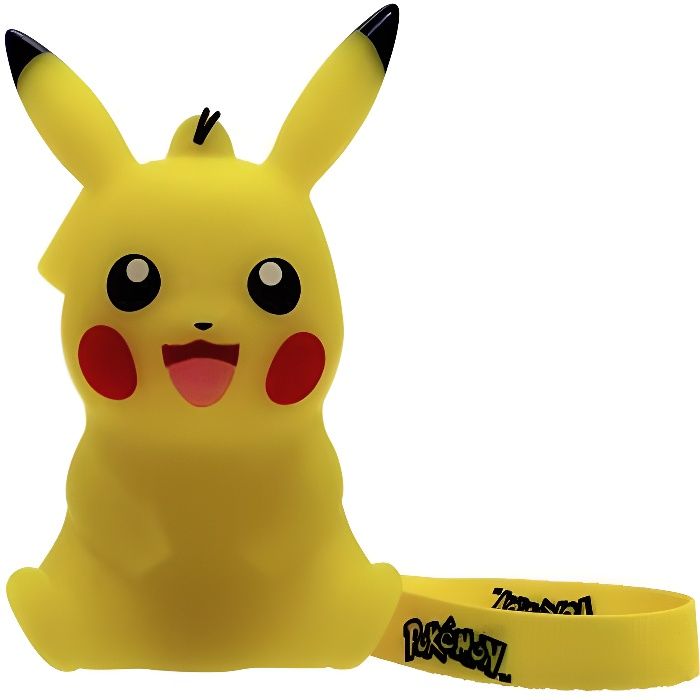 teknofun lampe figurine lumineuse pikachu avec dragonne - 9 cm