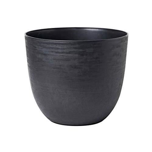 Pot de fleurs - TERAPLAST - Re-Pot Over48 - Ø48 cm - H40 cm - Avec réserve deau - Noir