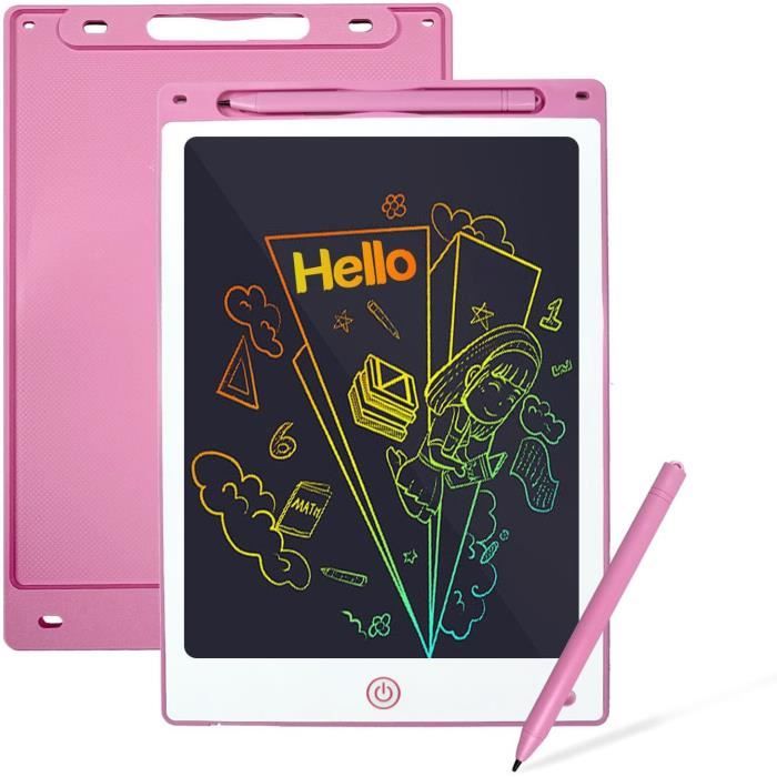 Tablette D'Écriture Lcd 12 Pouces, Tableau De Dessin Effaçable Avec