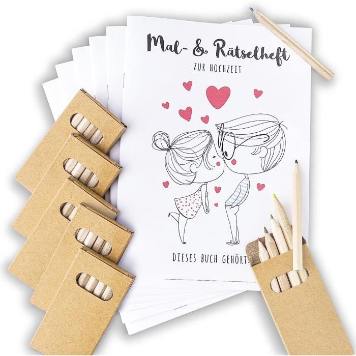 Kit Coloriage Enfants THE TWIDDLERS - 12 Livres A5 Animaux Ferme, 48 Crayons De Cire, 12 Feuilles Autocollants