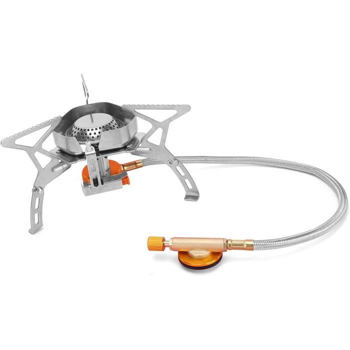 Lampe à Gaz Compacte pour Camping, Pêche et Pique