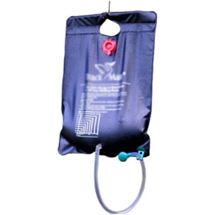 DOKRIN Sac De Douche Filet Pliable, Polyester, Accroche Pommeau, Séchage Rapide, Pour Voyage Et Camping