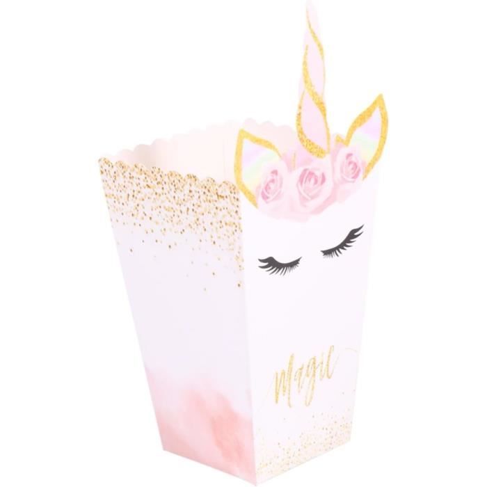 Popcorn Rayé Rouge Lot De 18 Mini Boîtes à Popcorn Rayées Rouge