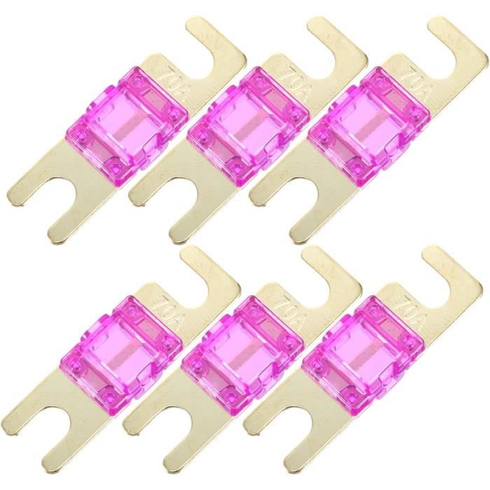 6 Fusibles AFS Mini ANL 30A – Pour Voiture, Camion, Moto, Bateau, Système Audio (32V)