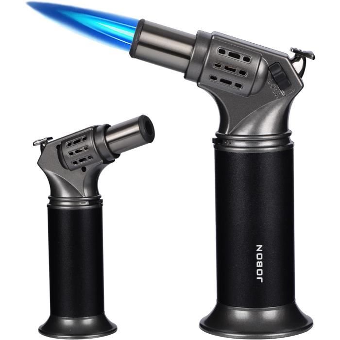 Lampe Carbure Chalumeau De Cuisine Professionnel Jo Chef - Flamme Réglable, Rechargeable Au Butane - Pour Crème Brûlée, Viandes Chalumeau Etancheur