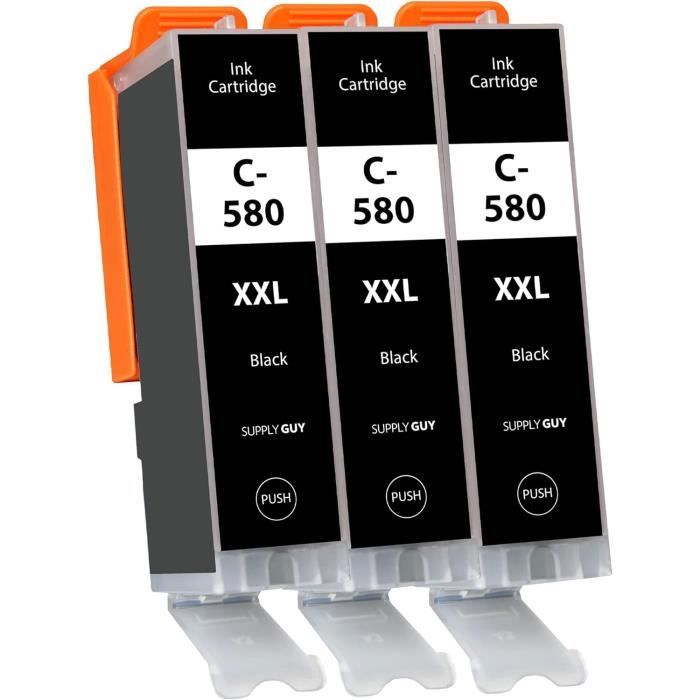 M386 Supplyguy 3 Cartouches D'Encre Xxl Noir-Grande Compatible Avec Canon ...