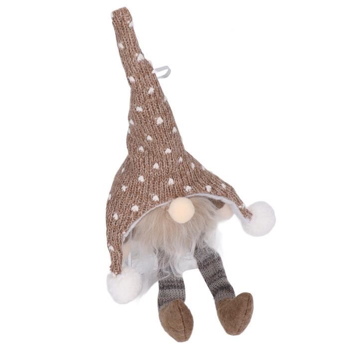 Acheter Décoration De Noël Père Noël Gnome Nain Brillant Créatif Avec Chapeau, Poupée En Peluche De Dessin Animé Mignon, Cadeau Du Nouvel An