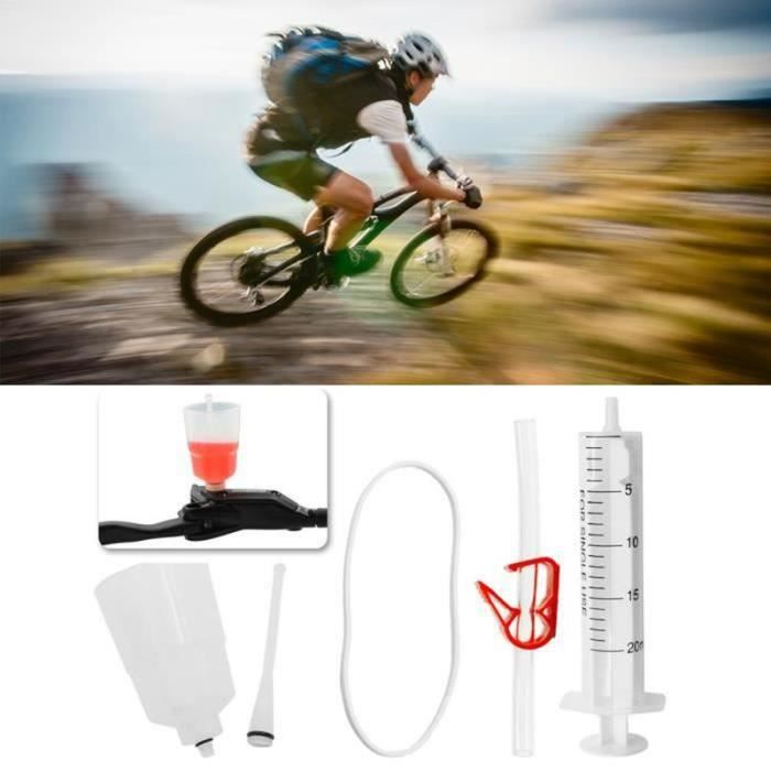 Purge Frein Hydraulique Vélo CYCEARTH Kit De Purge D'huile De Frein à Disque Hydraulique Pour Tous Les Freins Shimano, SRAM, Aid, Tektro, Magura, Hayes, Outil De Réparation De Freins De Vélo (amélioré