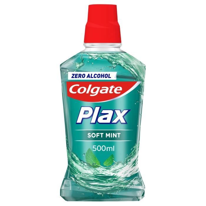 colgate bain de bouche sans alcool plax menthe douce 500 ml cdiscount au quotidien