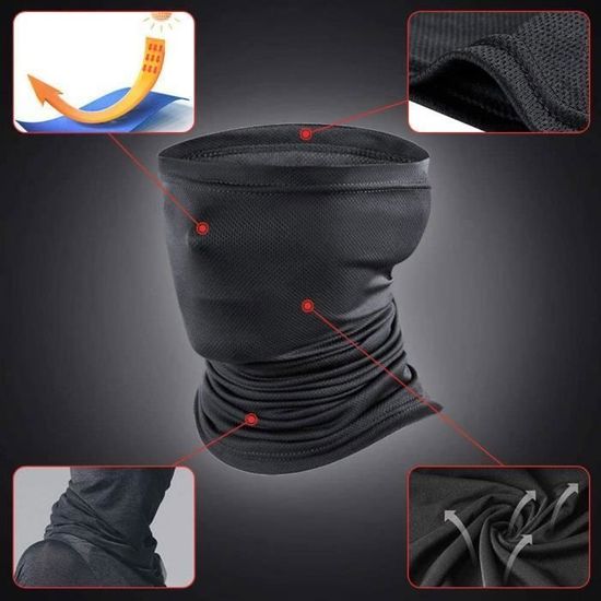 Cache-Cou Tubulaire ZoneYan - Lot De 3, Respirant, Anti-UV, Pour Sport Et Plein Air