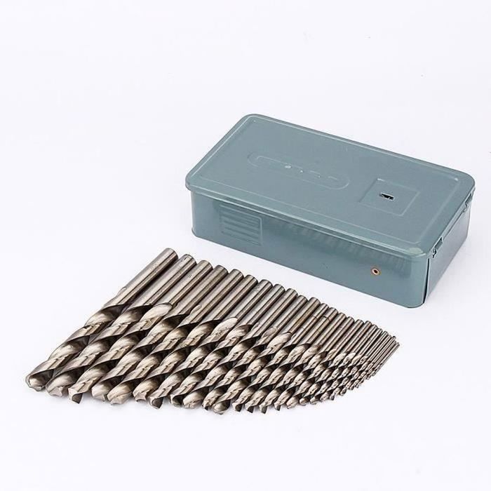 Set 25 Forets à Bois TOOLMAYS 1-13mm HSS-G - Mèches Bois Incréments 0.5mm