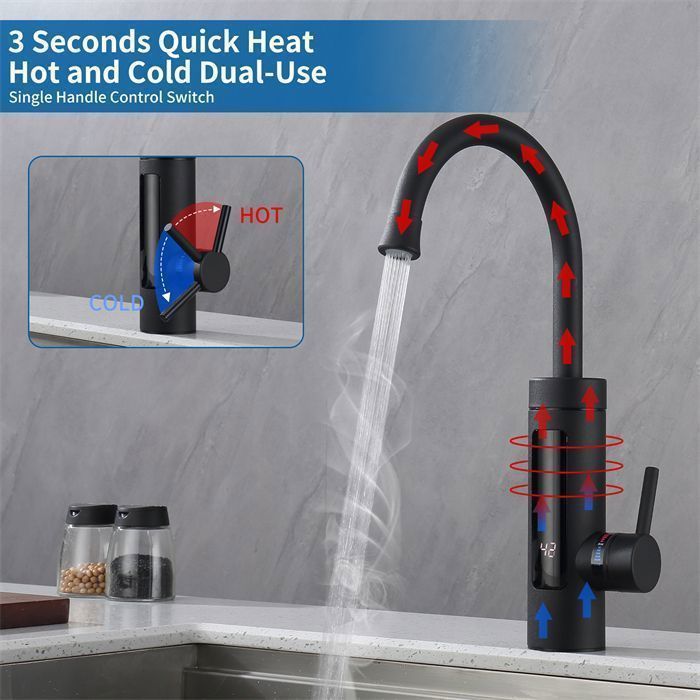 Robinet De Cuisine lectrique Mitigeur Lavabo Chauffe eau Robinet LED robinet-de-cuisine-lectrique-mitigeur-lavabo-chauffe-eau-robinet-led