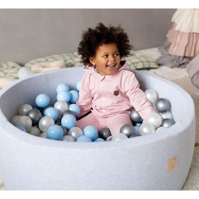 Piscine a Balles pour Bebe MISIOO Smart 200 Balles Jouet Enfant Rond 90x40 cm Rose Cdiscount Jeux Jouets
