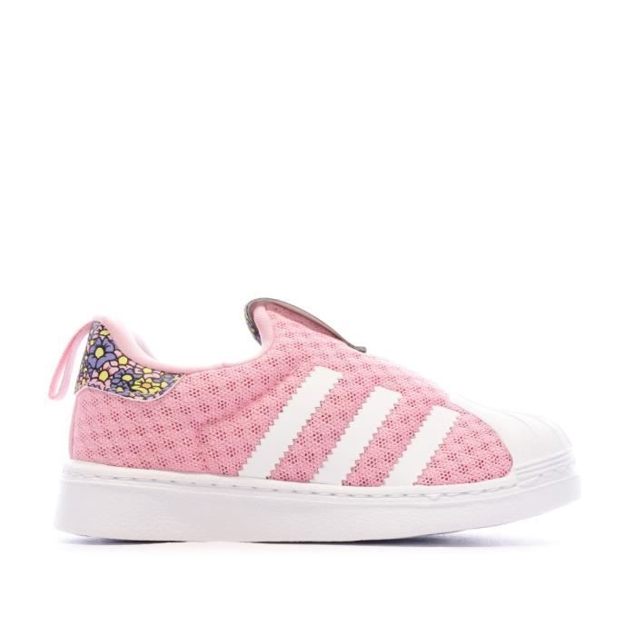 Baskets Rose Fille Adidas Superstar Panpan Pink Cdiscount Chaussures