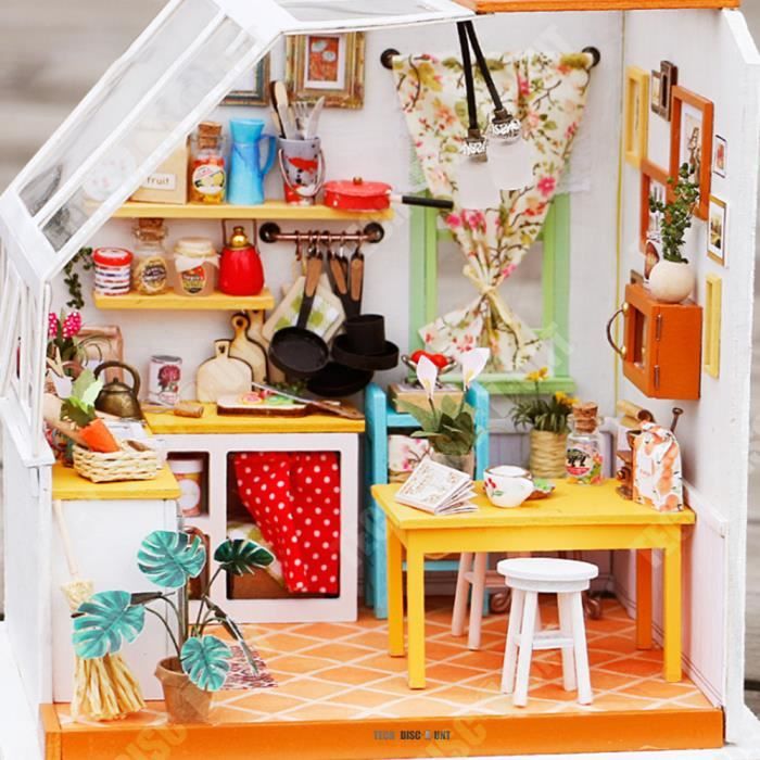 TD® Maison puzzle 3D jouet fille enfant extérieur poupée moderne créatif  décoration maison intérieur cadeau d'anniversaire adultes - Cdiscount Jeux  - Jouets