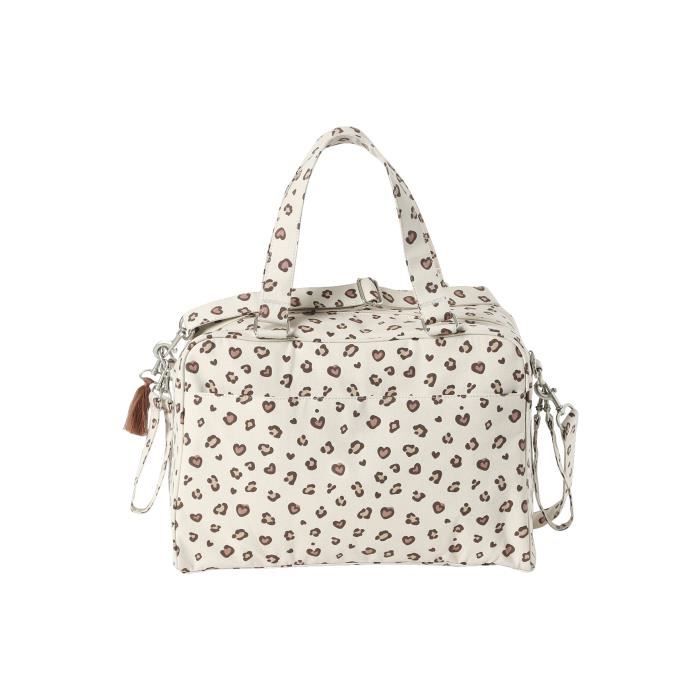 Sac à langer Baby Roll en gaze de coton ivoire imprimé - Vertbaudet