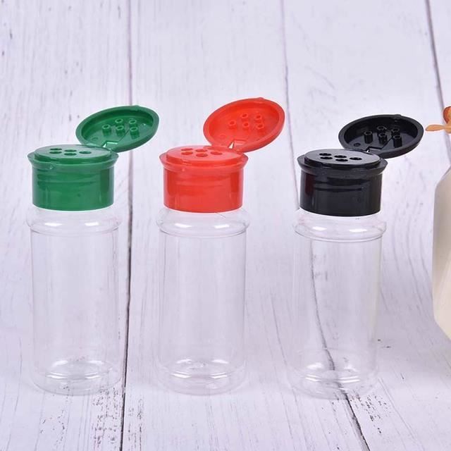 10pcs assaisonnement en plastique bouteille pot à épices poivrières shakers sel 10pcs assaisonnement en plastique bouteille pot à épices poivrières shakers sel