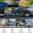 Caméra de Voiture, 3" Full HD LCD 1080P Double DashCam 170° IPS + BIQIQI Embarquée Enregistreur de Conduite-2