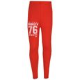 Ensemble T-shirt et legging Brooklyn 76 Athletic pour filles - Rouge - Manches courtes - 100% Coton-2