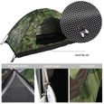 Tente imperméable extérieure d'une personne de protection UV de camouflage pour la randonnée de camping-2