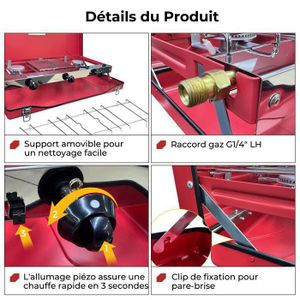 Mini brûleur à kérosène, réchaud de camping universel pratique, pour la cuisine en plein air, le camping, la randonnée, pour 2 à 3 personnes