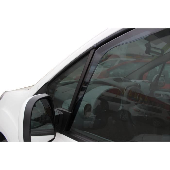 Déflecteurs D'Air Pour Citroën Berlingo 2 Portes (1996-2010) - Set De 2, Anti-Bruit, Permet D'Ouvrir La Fenêtre Par Tous Temps