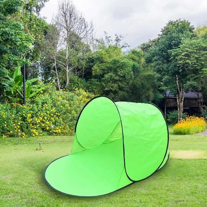 Tente De Plage VILLEY 8x7FT - Abri Solaire Portable Pour 5 Personnes - UPF50+ - Bleu