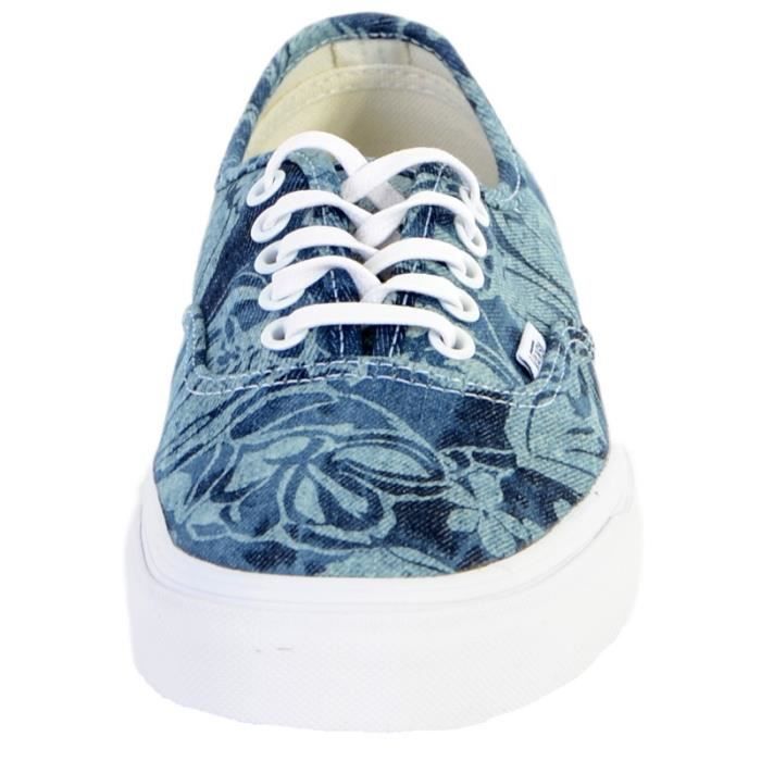 Chaussures Vans Authentic Indigo Tropical Noir pour Femme