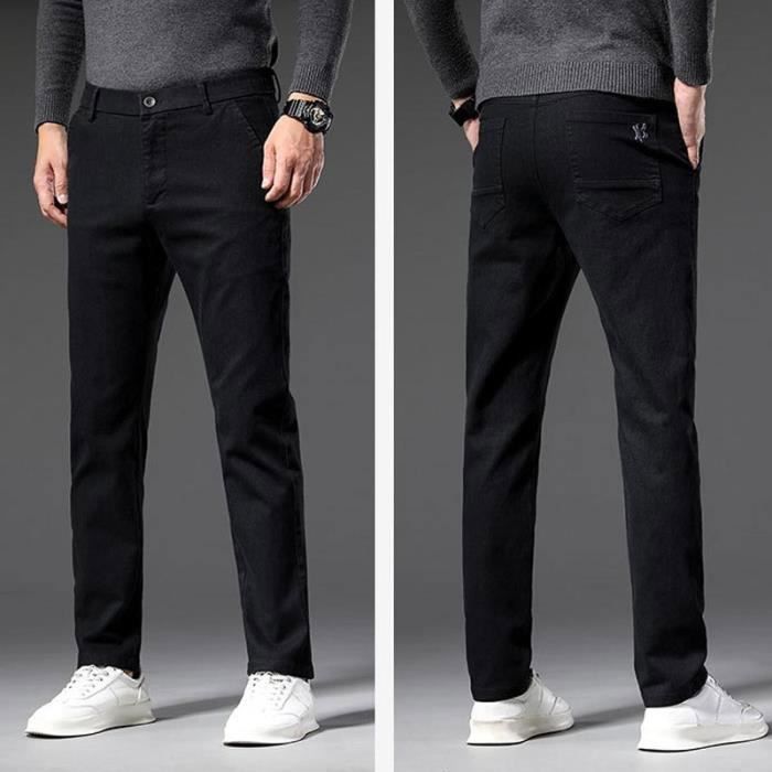 Pantalon homme store noir slim