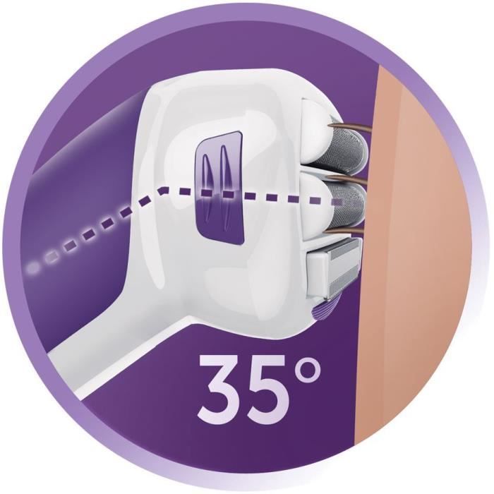 Rasoir électrique Femme Remington Smooth Silky - Rechargeable, étanche, Bande Hydratante - Modèle WDF5030