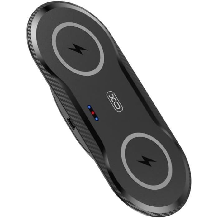 Chargeur Sans Fil Rapide 20W Avec Câble Type-C - Compatible IPhone 16/15/14, Galaxy, Mate, Détection Métal, Bobine Large