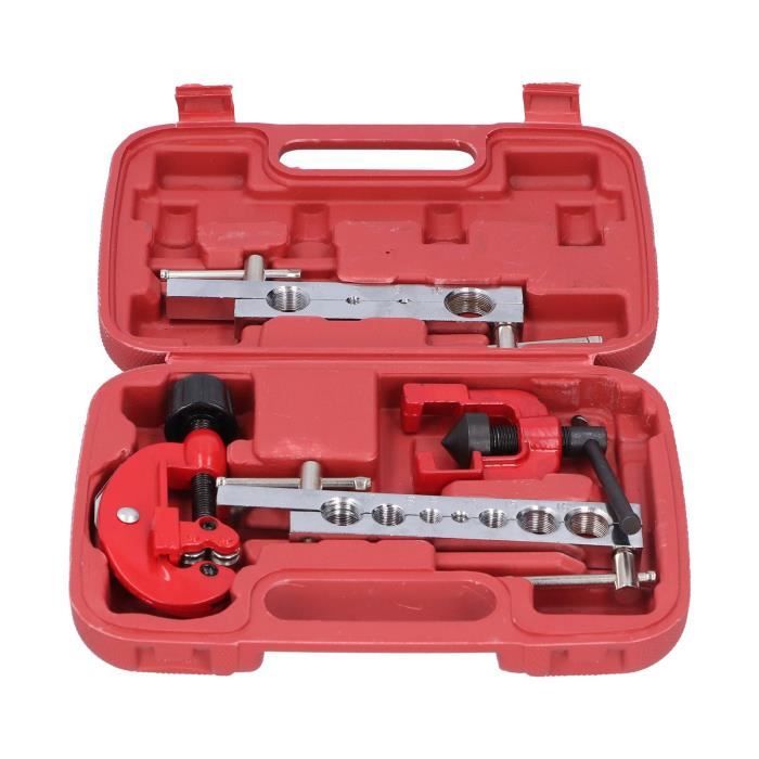 Kit d'outils d'évasement, outil d'expansion d'évasement de tuyau manuel de  3 à 16 mm Kit d'emboutissage de tube de têtes en cuivre, outils d'extension