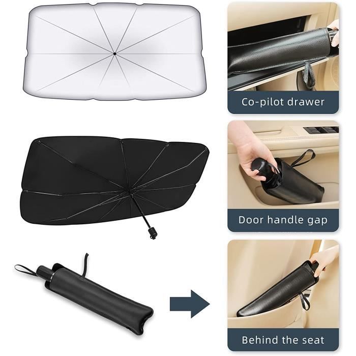 BIBIBO Pare-Soleil Pare-Brise Avant Compatible Lexus UX 2019-2025 - Protection Solaire Pliable Anti-UV