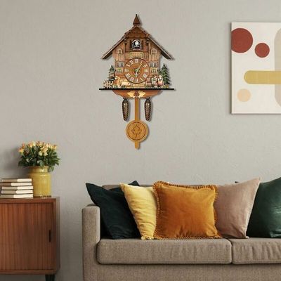Horloge à Coucou Trenkle TU 412 QM KSV, 5 Feuilles, Musique, Neuve Sous Emballage